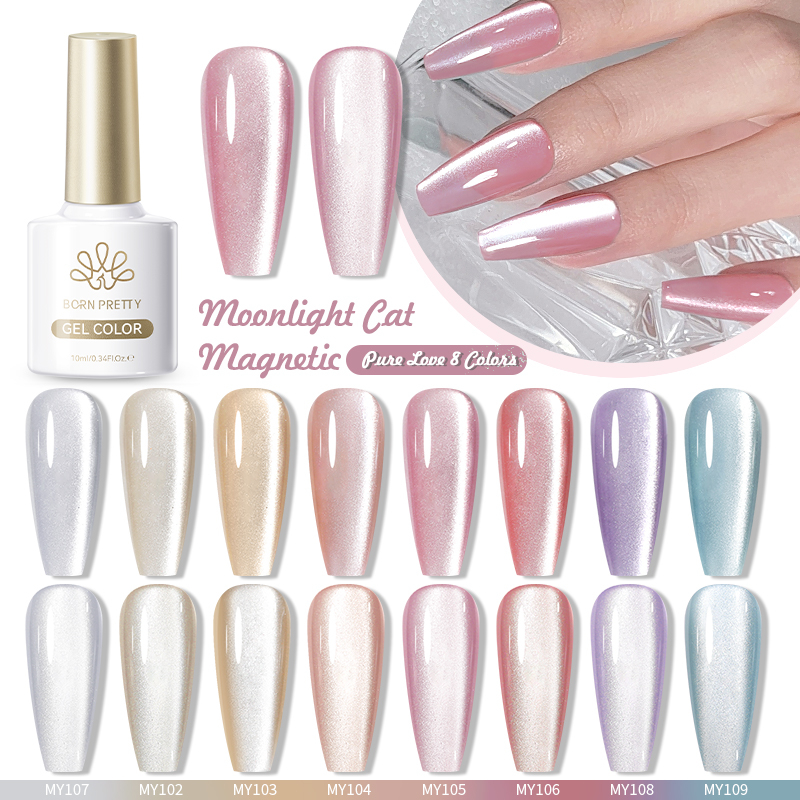 [KUUKUU]BORN PRETTY MOONLIGHT CAT EYE NAIL GEL POLISH ORIGINAL - CAT EYE MOONLIGHT - CAT EYE GEL