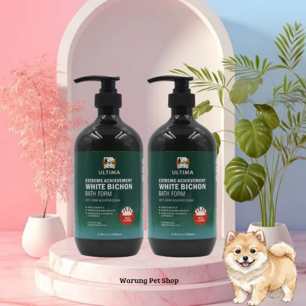 Ultima White Bichon Dog Shampoo - Shampo Anjing Poodle Bichon