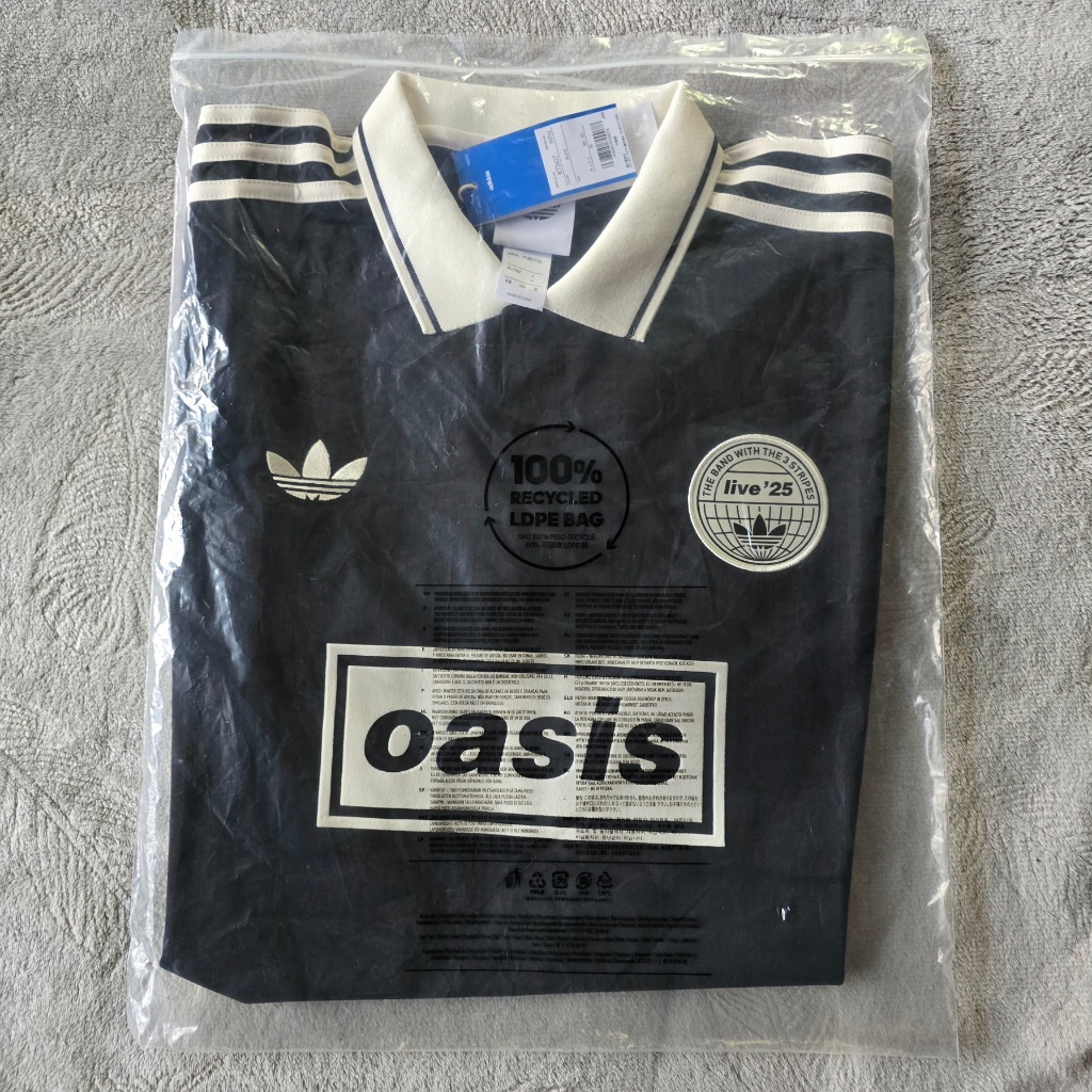 Jersey Adidas Originals x Oasis LIVE '25 "TOKYO, JAPAN" Japan-exclusive Tour Black