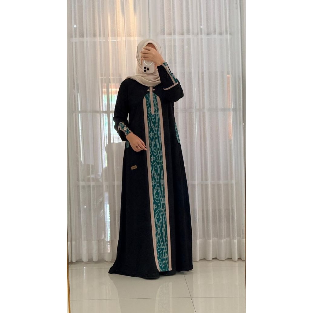 Dress Troso Hitam #2 Nadheefa Store