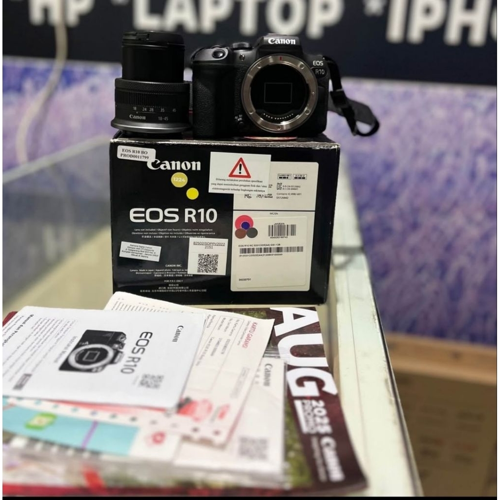 kamera bekas Canon eos R10