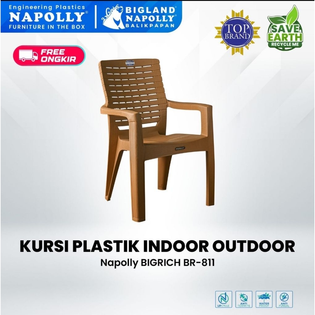 NAPOLLY KURSI PLASTIK PREMIUM BIGRICH BR-811