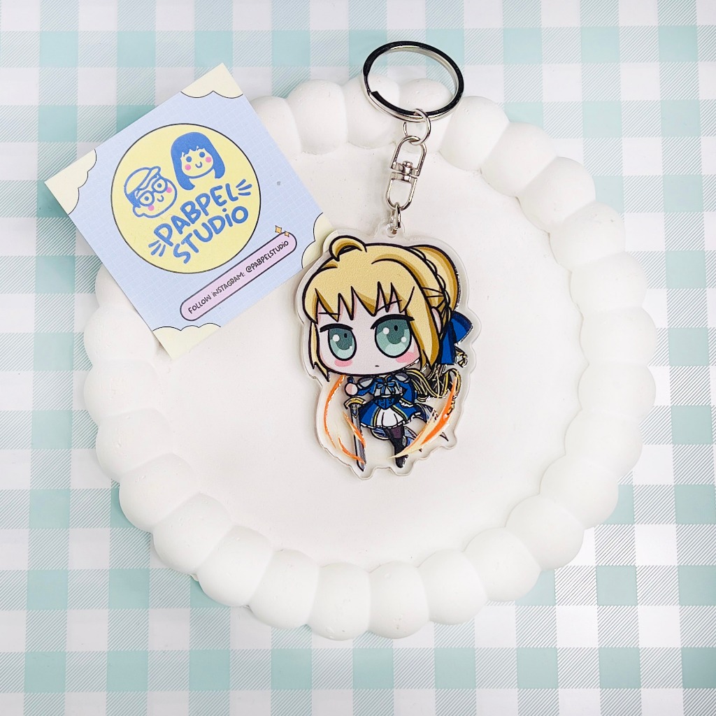 Keychain FGO Saber HSR