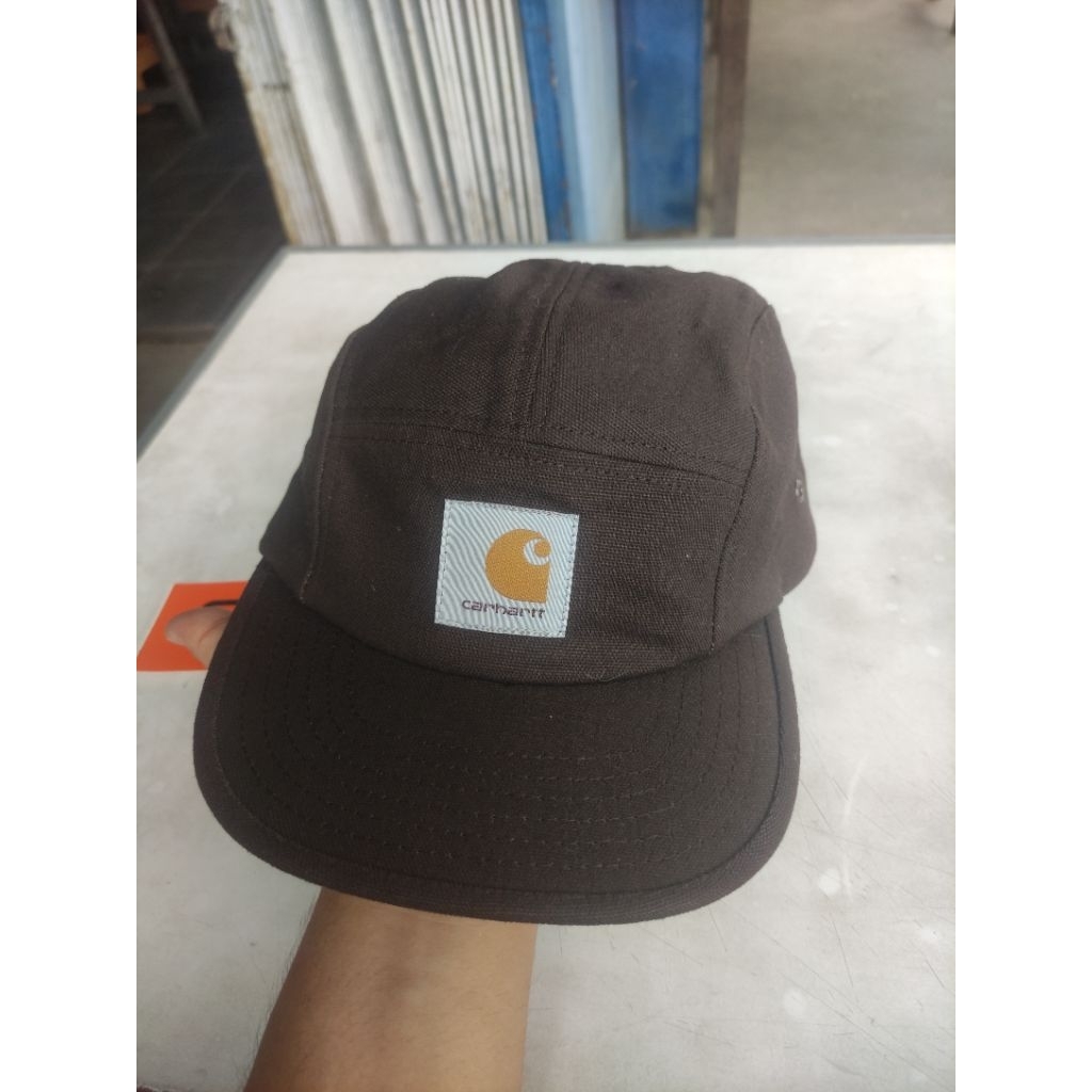 topi carhartt wip brown