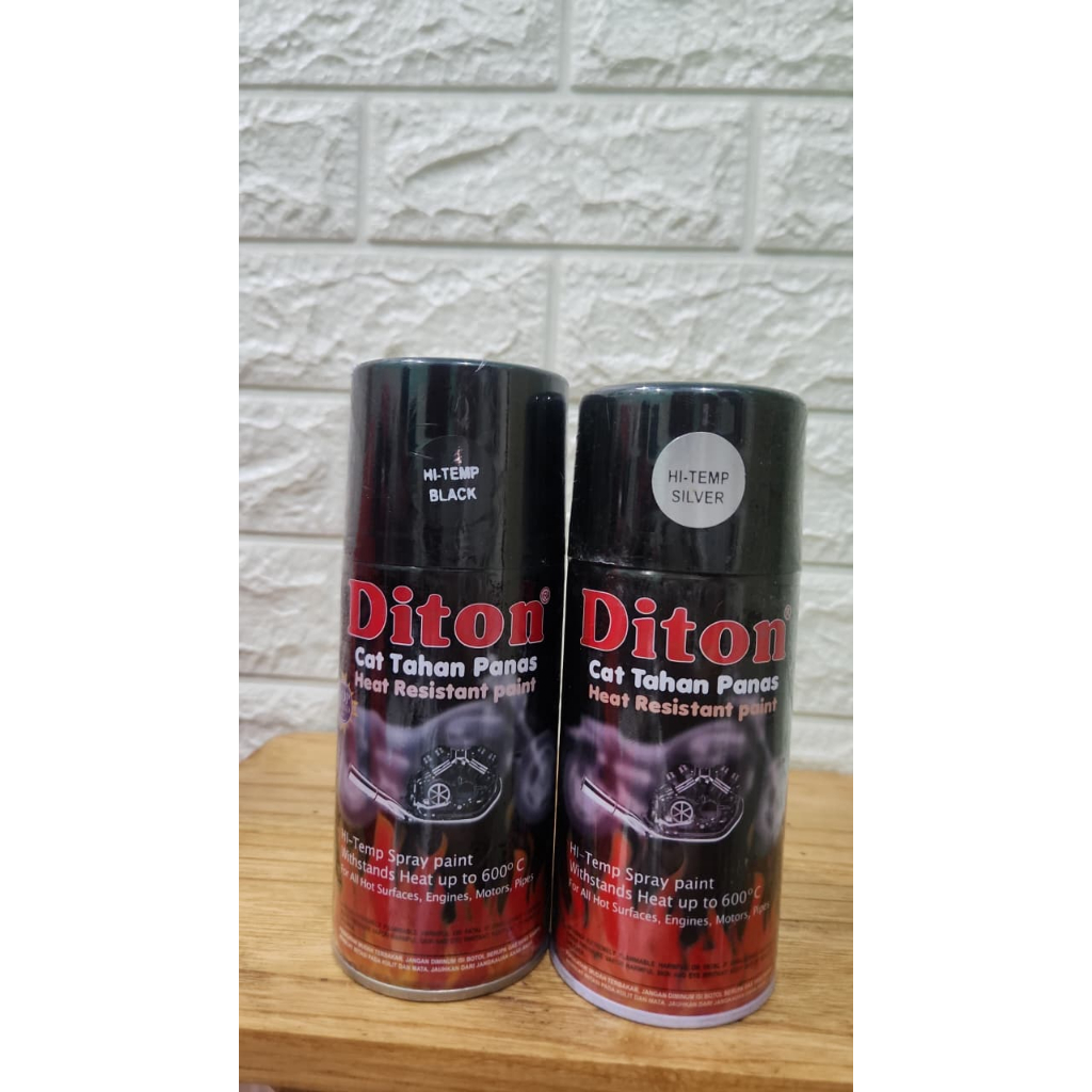 Diton Hi-Temp Cat Semprot Tahan Panas 300 cc || Pilox Diton Hi-Temp Cat Semprot Tahan Panas