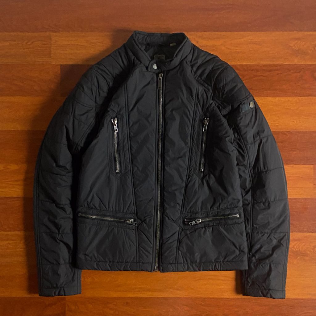 Diesel biker puffer jacket ( L ) pria