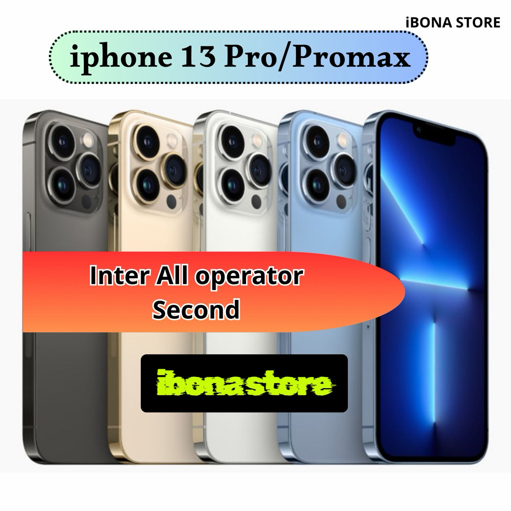 iPhone 13 Pro/Promax 128gb 256gb 512gb inter second no minus All Op
