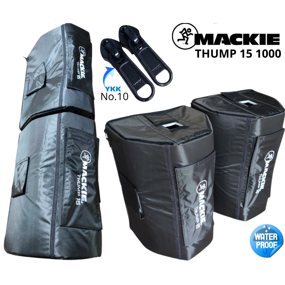 Tas Speaker Mackie Thump 15A 1000w Bahan Anti Air Busa Tebal Satu Pasang Dua Unit.