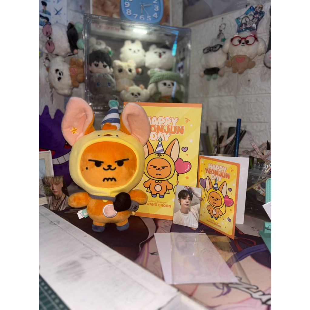 Yeonjun Birthday Set Plushie Doll acun 20cm bisa pc only