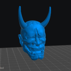 Headsculpt Head HS Demon Devil Mask untuk Kitbash Action Figure shf figma Marvel Legends Damtoys Mcf