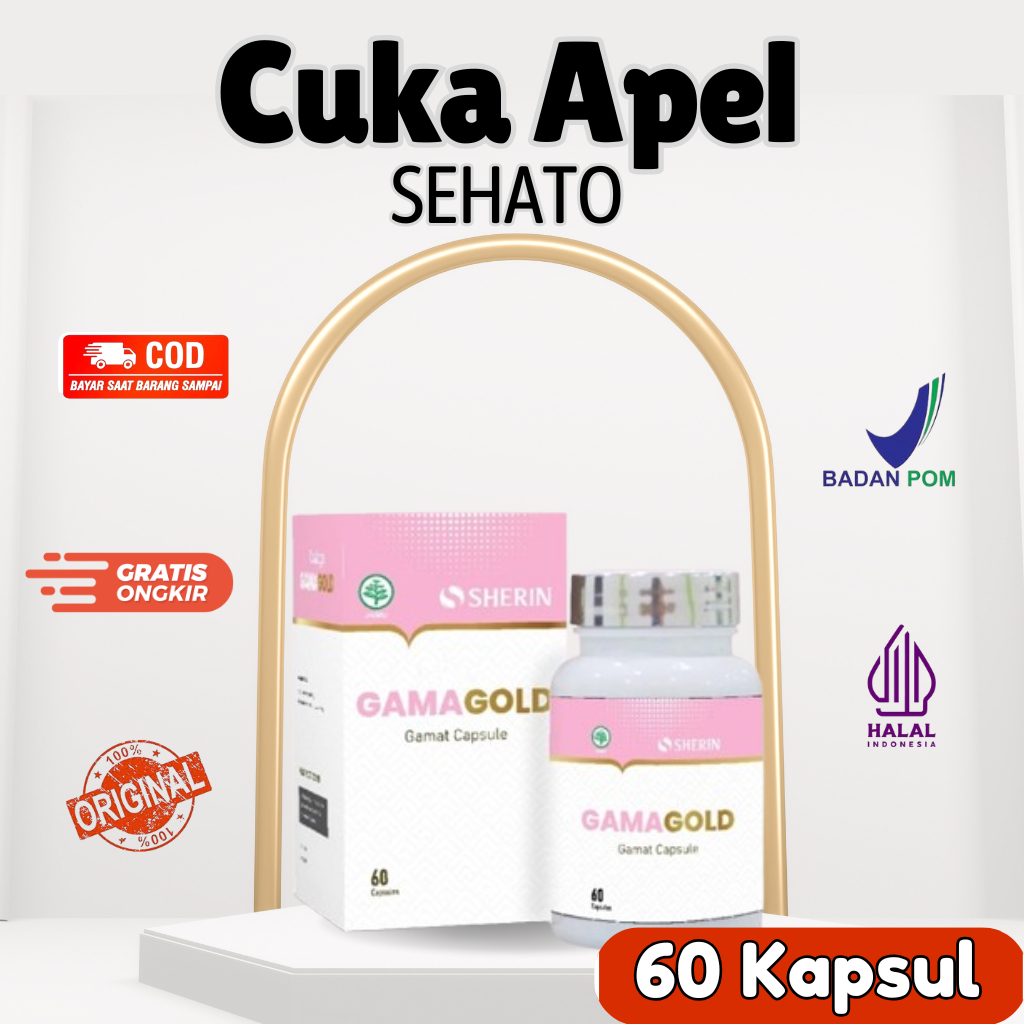 Gamagold Gamat Emas Kapsul Original 60 Kapsul