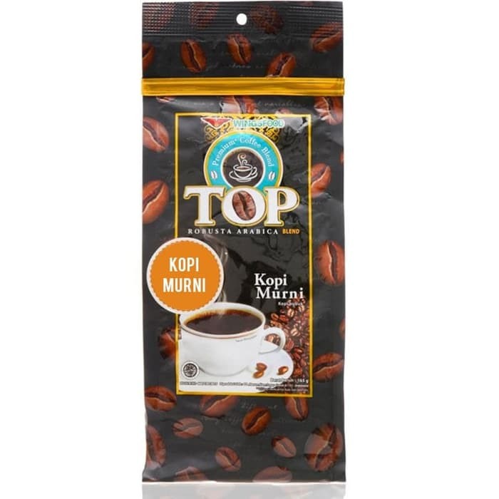 Kopi Top Murni Robusta Arabica 165gr Original