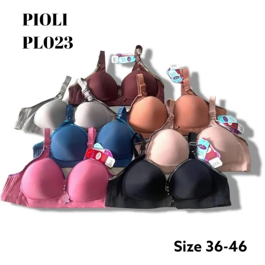 BH Piaoli tanpa Kawat | Bra Wanita Piaoli Cup sedang 023 (BH PIAOLI OBAT) 3 PCS
