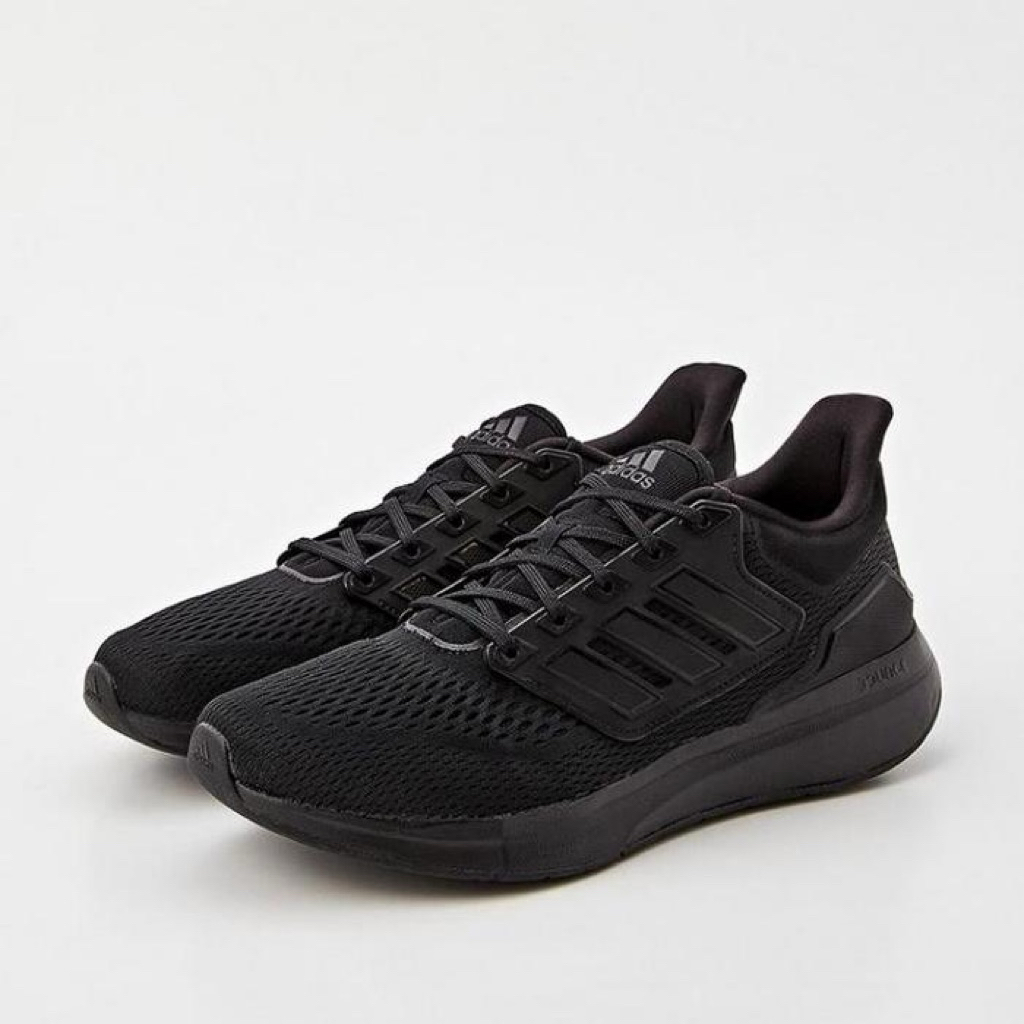 ADIDAS SEPATU LARI RUNNING EQ21 BLACK