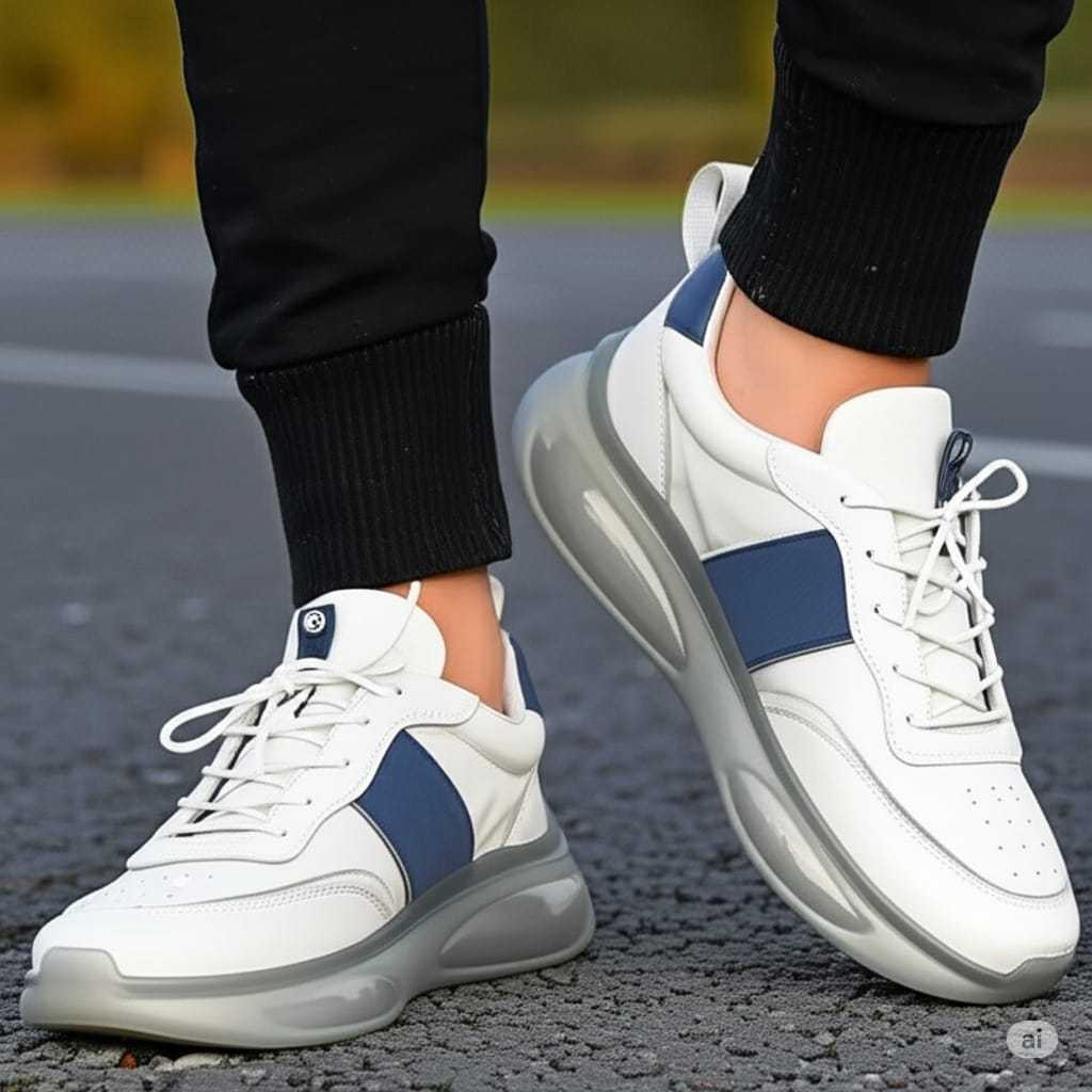 Sepatu Sneakers Pria Gino Mariani Colton White Original