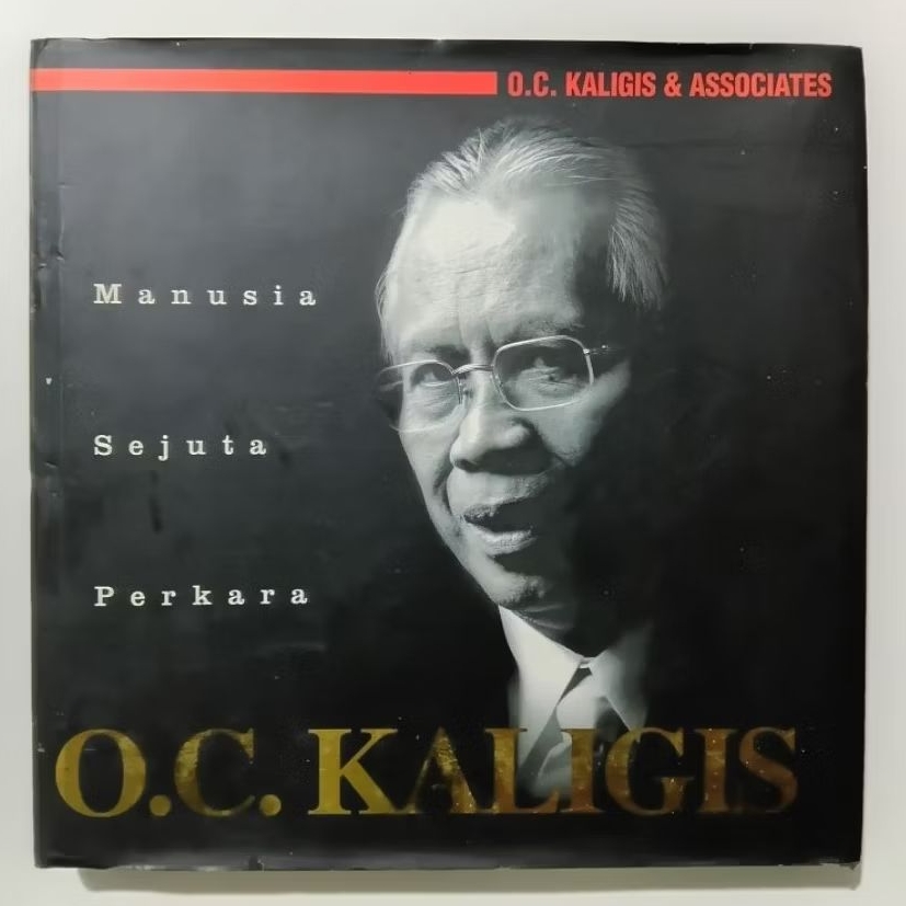 Buku O.C Kaligis - Manusia Sejuta Perkara - Bertanda Tangan O.C Kaligis