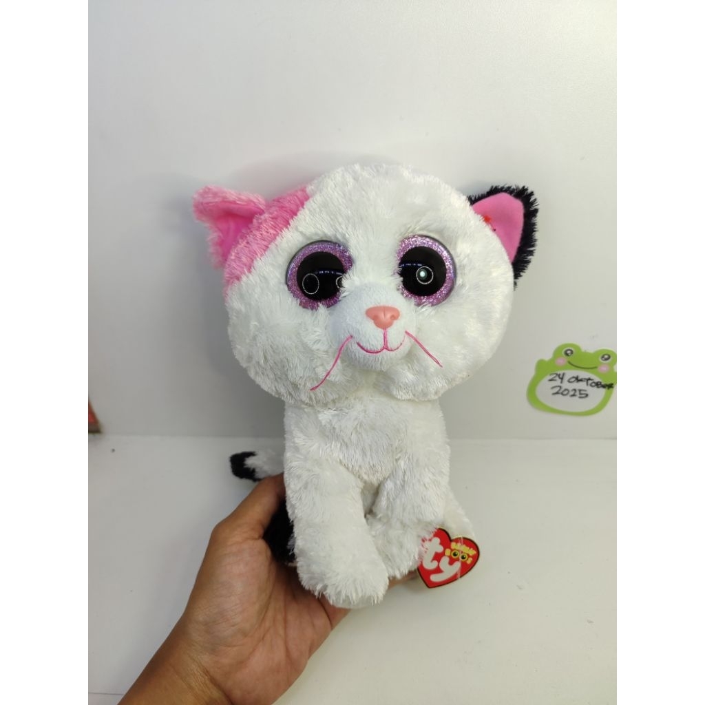 boneka kucing mata belo mabel ty cat brand pudar