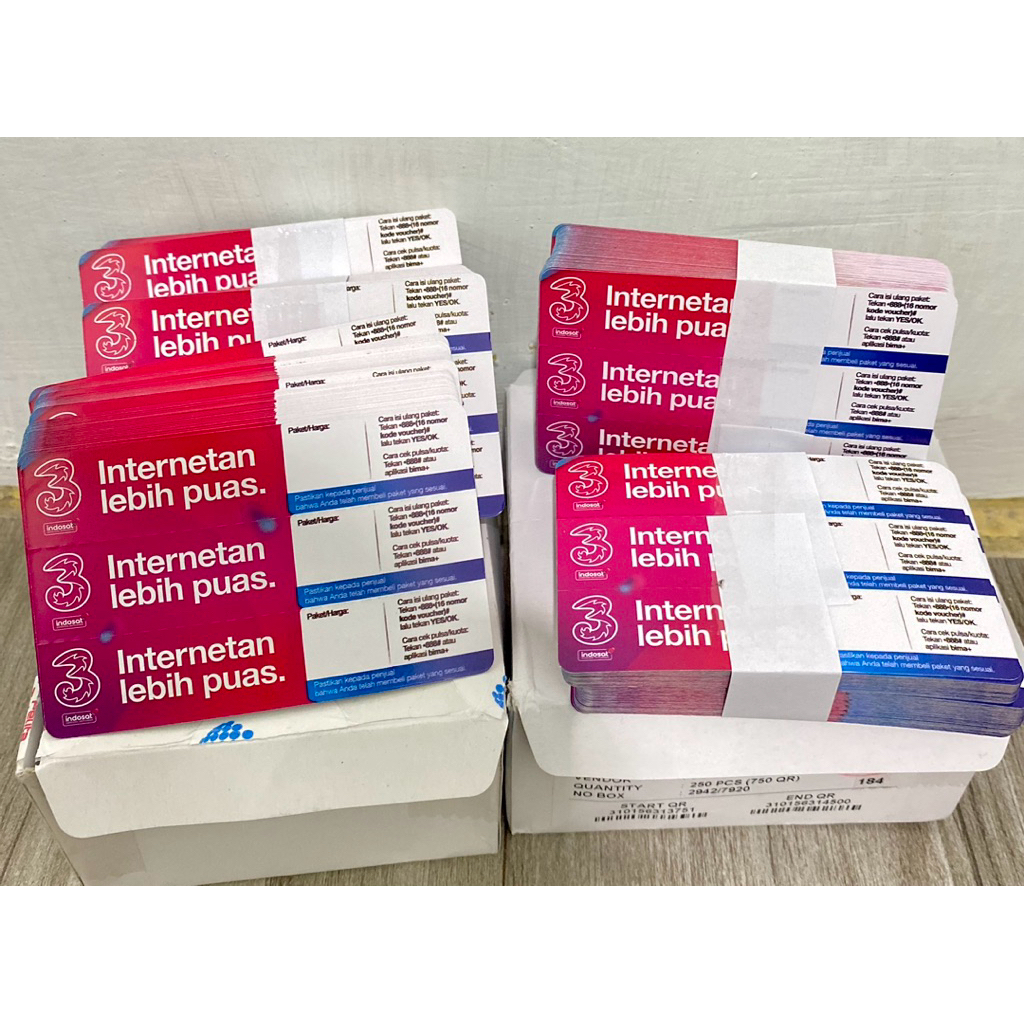 Voucher Kosong tri/three Cover Sumbar Exp 2027