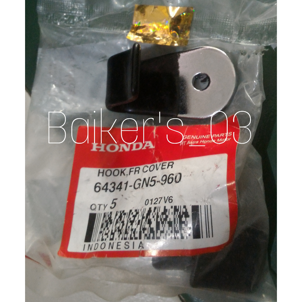 Hook Fr Cover Kait Gantungan Cantolan Barang Sayap Honda Astrea 800 Star Prima Grand Legenda 64341GN