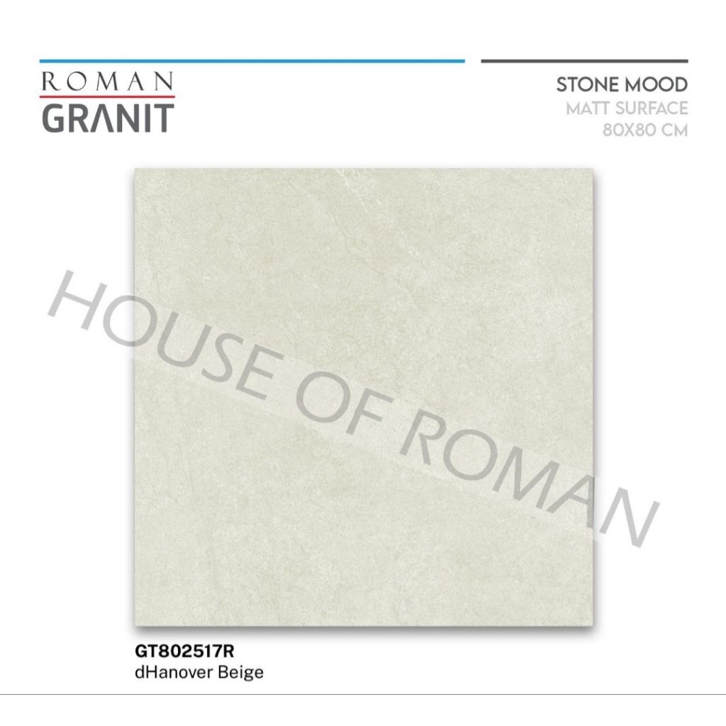 Roman Granit GT802517R dHanover Beige 80x80 Kw1
