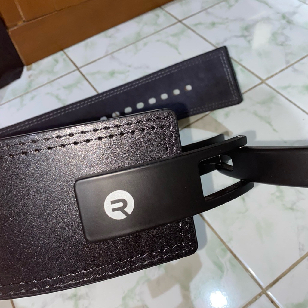 Rughen Weight Lifting Belt Sabuk Gym Fitness Lever Belt