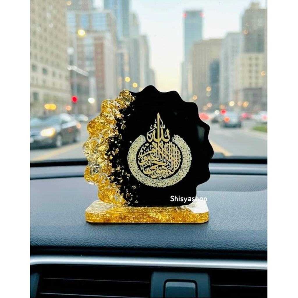 Hiasan Dashboard Mini / hiasan mobil kaligrafi / hiasan Dashboard kaligrafi / hiasan meja lafadz