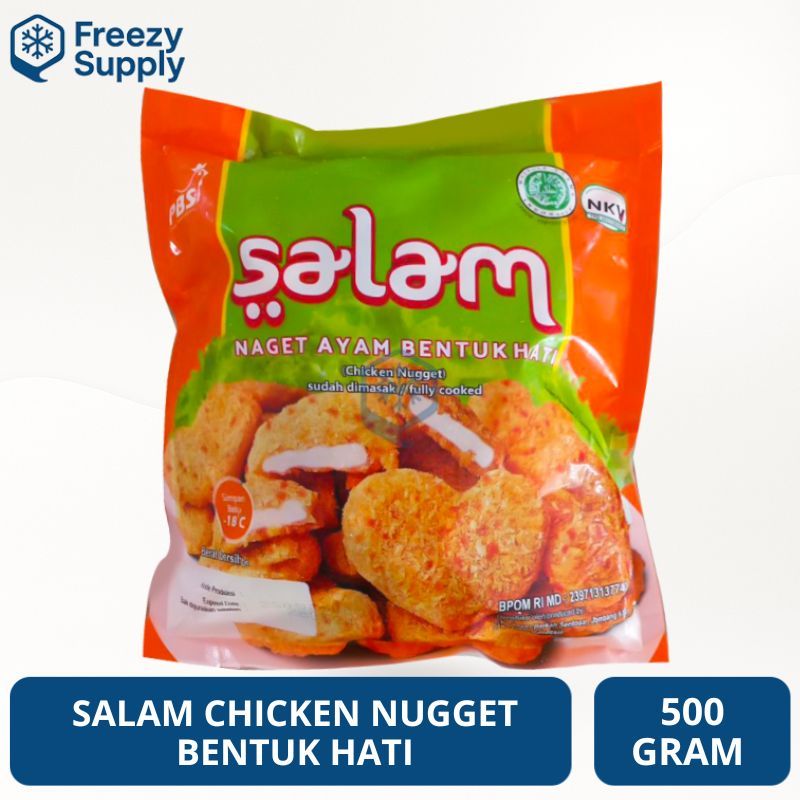 Salam Chicken Nugget Bentuk Hati 500 Gram