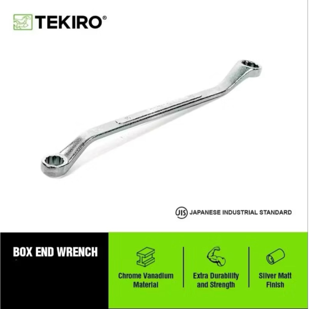 TEKIRO kunci ring 22x24 mm (BENGKOK) box end wrench 22 X 24 ORIGINAL 22mm x 24mm