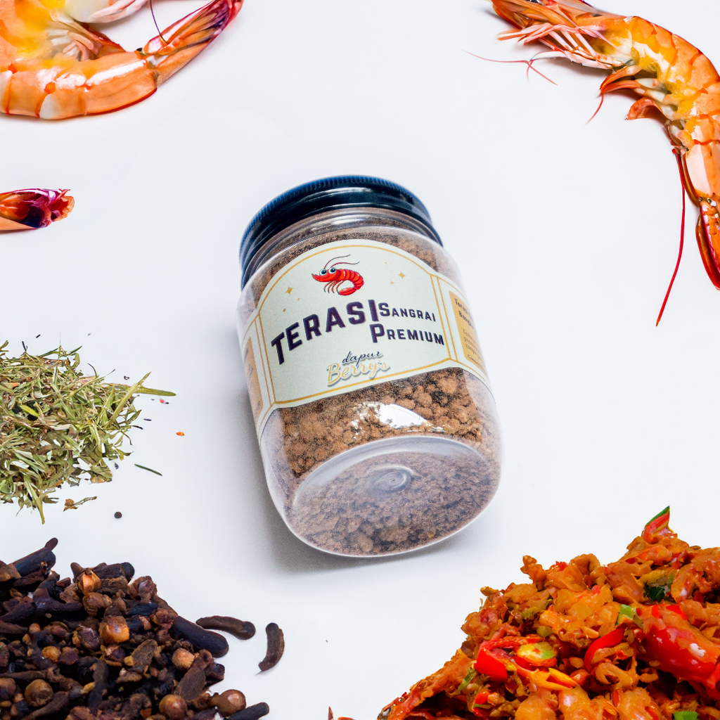 Terasi Bangka Premium asli Toboali, Terasi Sangrai, Terasi Basah