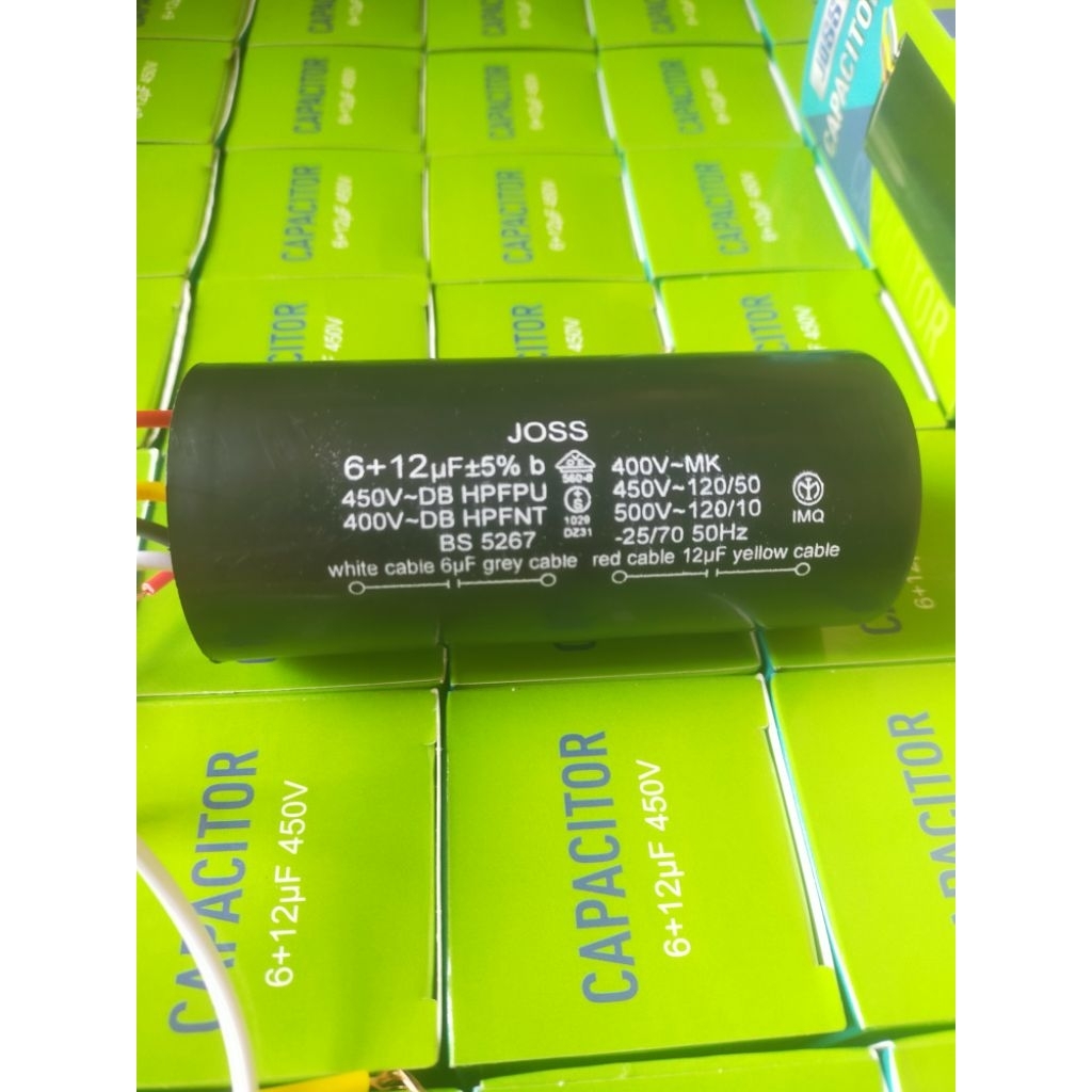 kapasitor double m/c 6+12 Joss