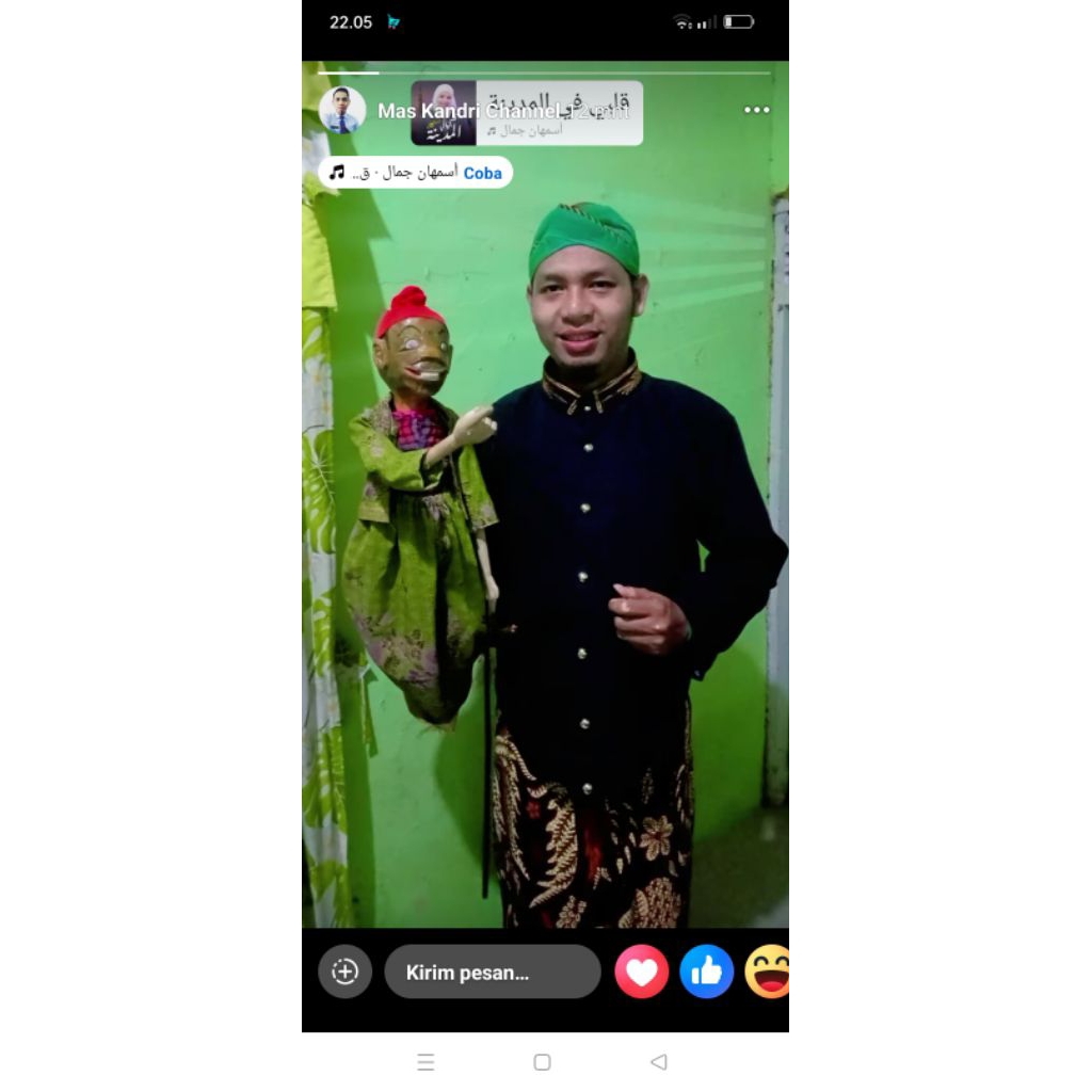 Wayang golek Slenteng ukuran pentas dalang