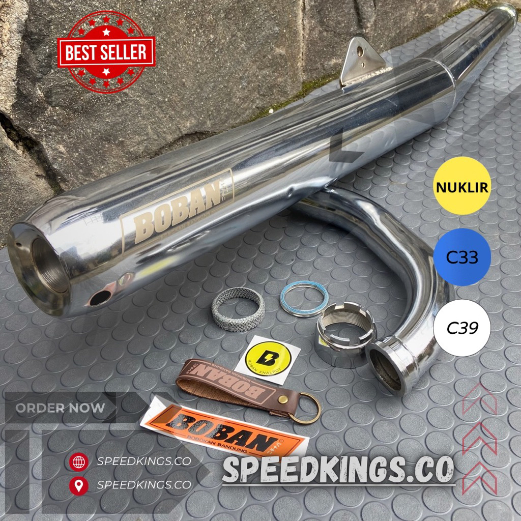 BOBAN FULLSET KNALPOT BOBAN NUKLIR BOBAN C33 BOBAN C39