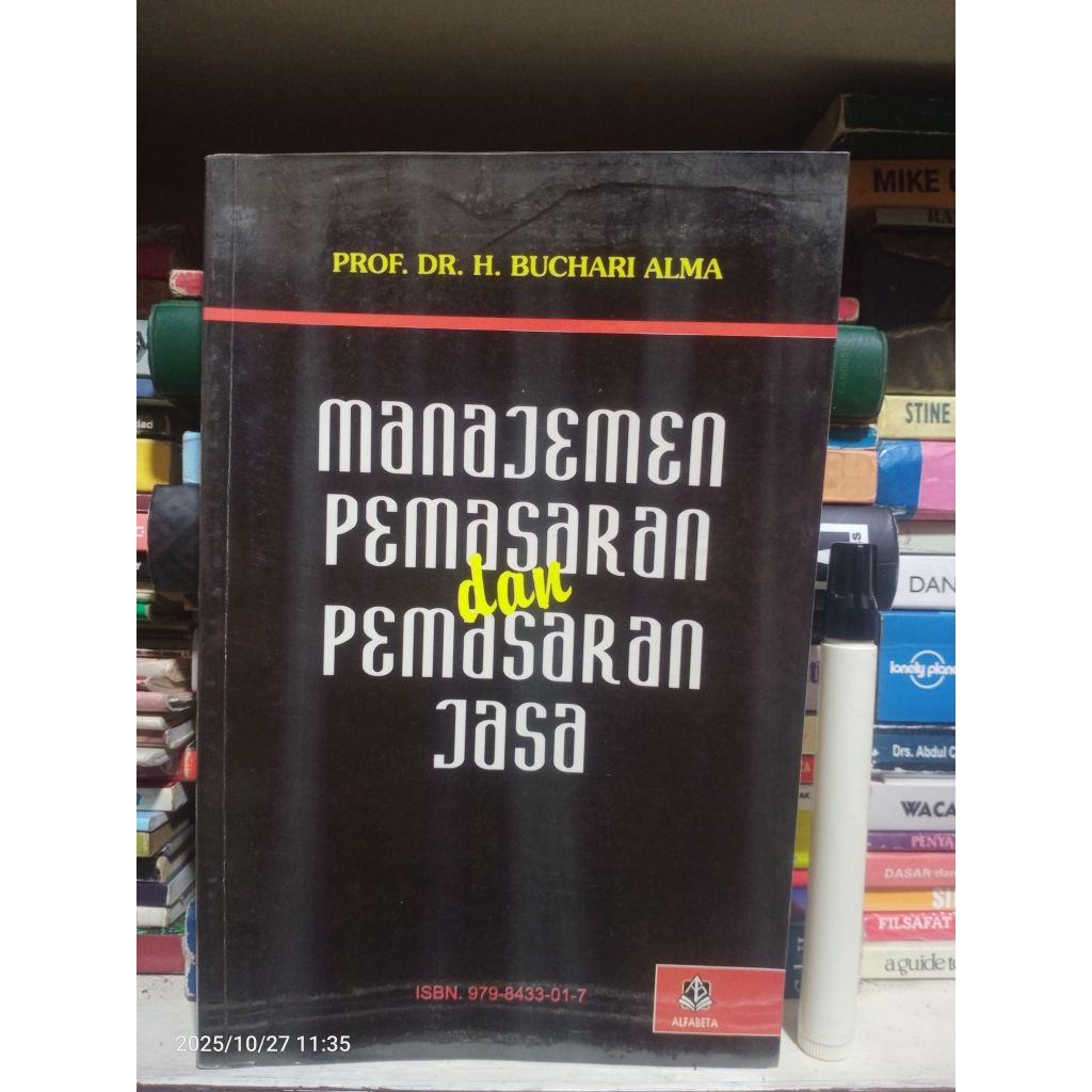 Buku Pendidikan: Manajemen Pemasaran dan Pemasaran Jasa