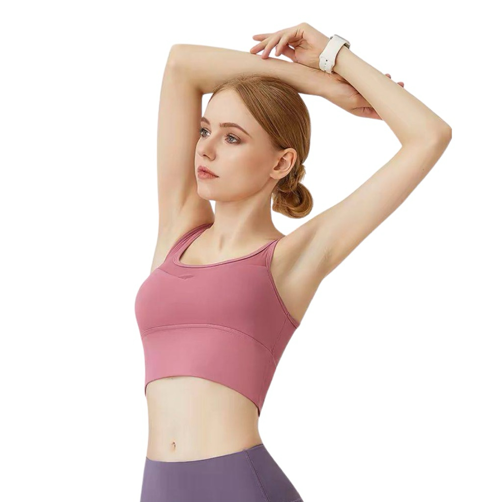 Sport Bra Yoga Tali Ganda Jaring Belakang - Premium Sport Bra