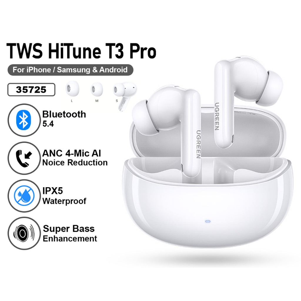 HANDSFREE BLUETOOTH / TWS UGREEN HITUNE T3 PRO