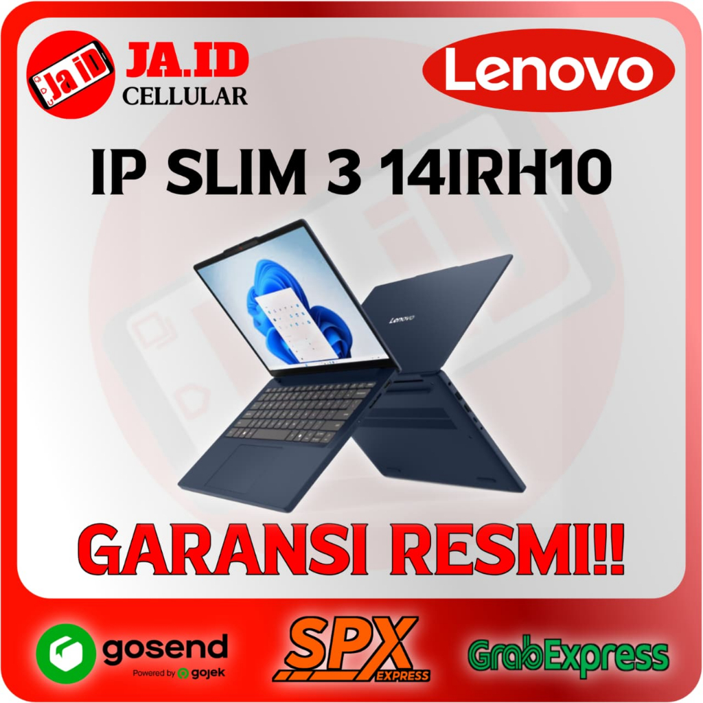 LAPTOP LENOVO IDEAPAD SLIM 3 CORE I 5 8/512 WINDOWS 11 ORIGINAL GARANSI RESMI