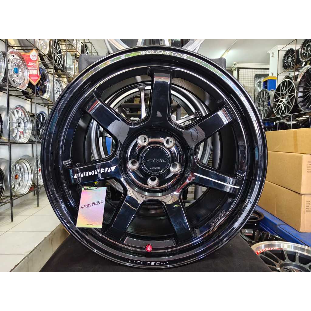 Velg Lenso venom VT7 Ring18 Lobang5 Cocok untuk Inova ribon,Mitsubisi Destinator