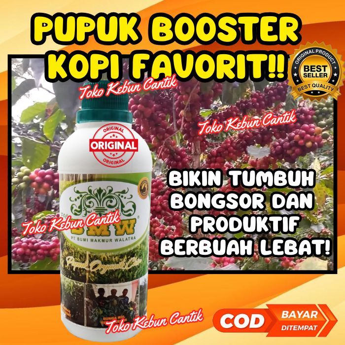 Pupuk Booster Kopi Organik POC BMW – Perangsang Buah Kopi Lebat, Mempercepat Pertumbuhan dan Pembung