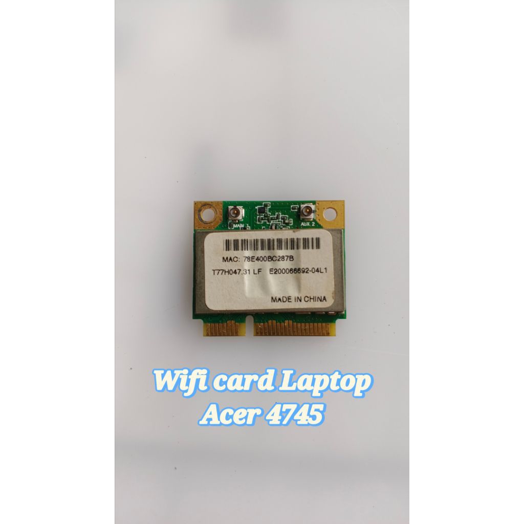 Wifi card Laptop Acer 4745