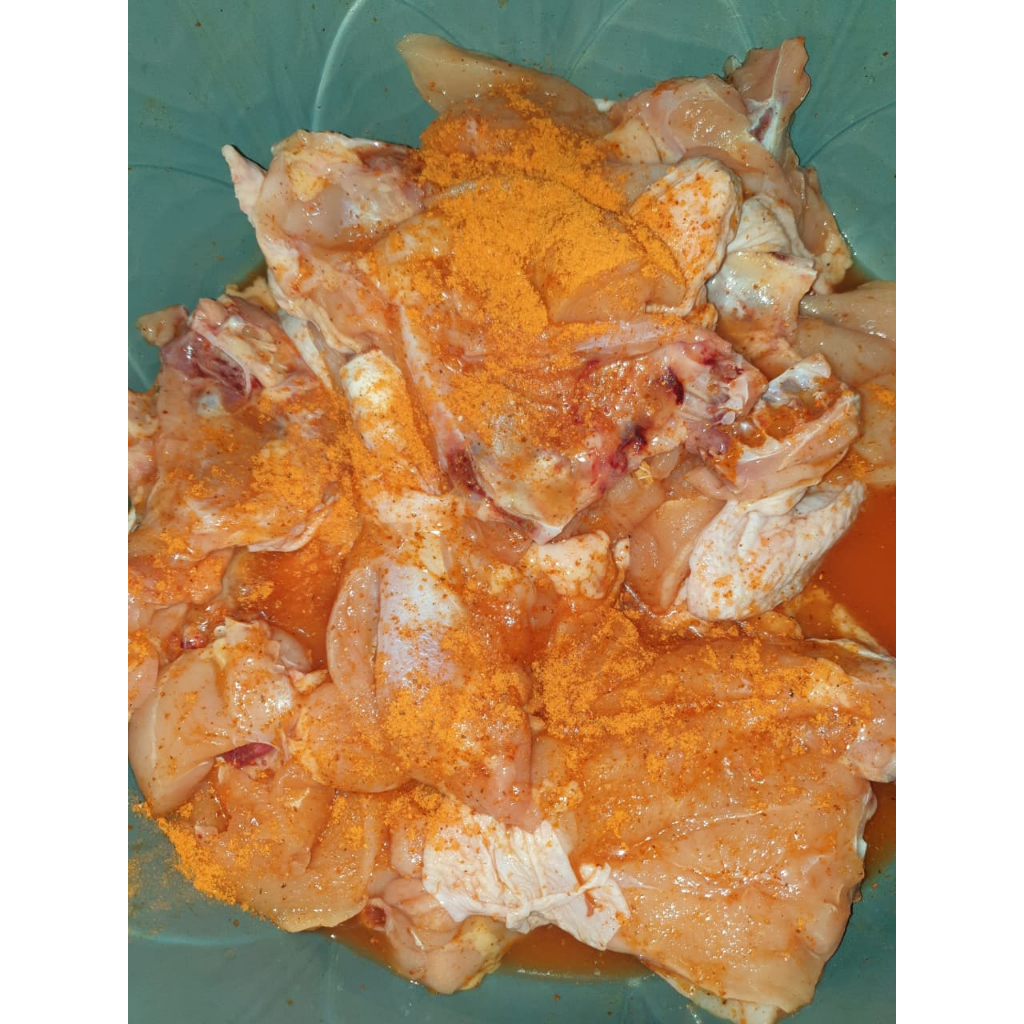 Ayam Marinasi Frozen Siap Goreng Ukuran JUMBO Potong 10 Ayam Ukuran 1.2 - 1.5 Kg Halal dan Fresh