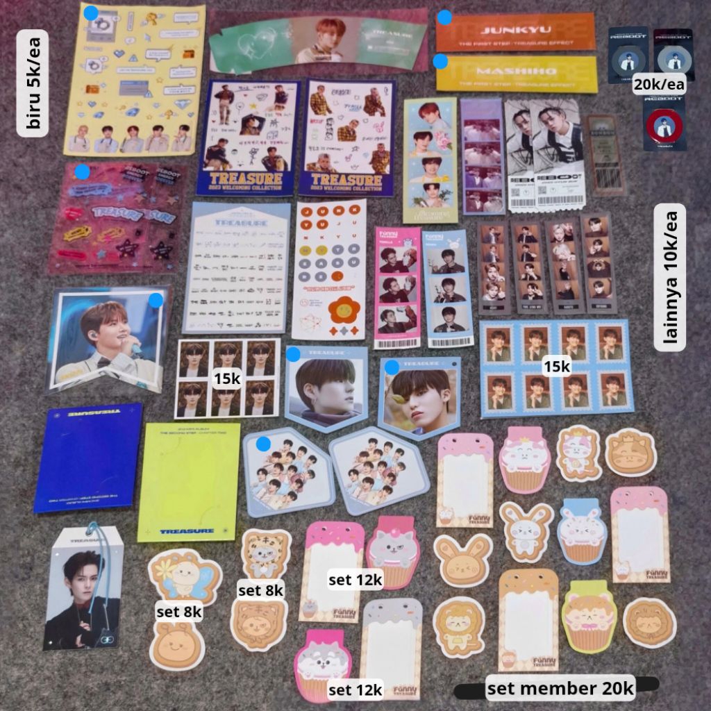 [WAJIB CO BUNGKUS] SALE TREASURE sticker garland topper mumo yg tag frame blooming deco kit magazine