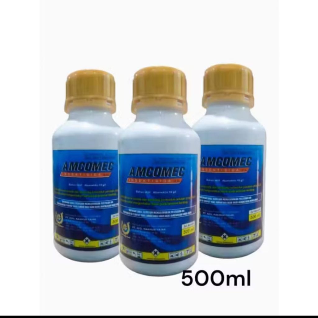 AMCOMEC 18EC 500ML Insektisida Abamektin 18g/l Mengendalikan Hama Ulat Sundep Pada Tanaman PT Adil M