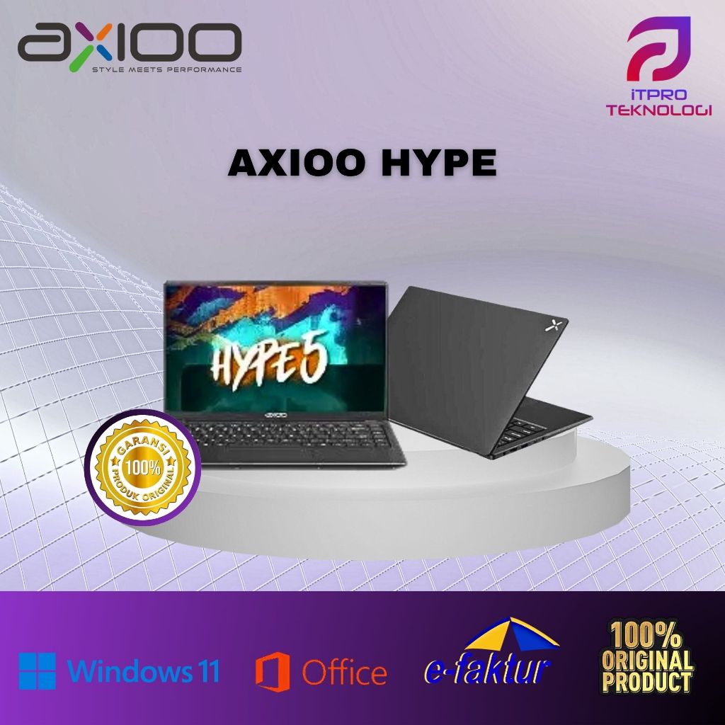 AXIOO HYPE 5 G12 Core I5-1235 16GB 512GB 14" FHD IPS DOS