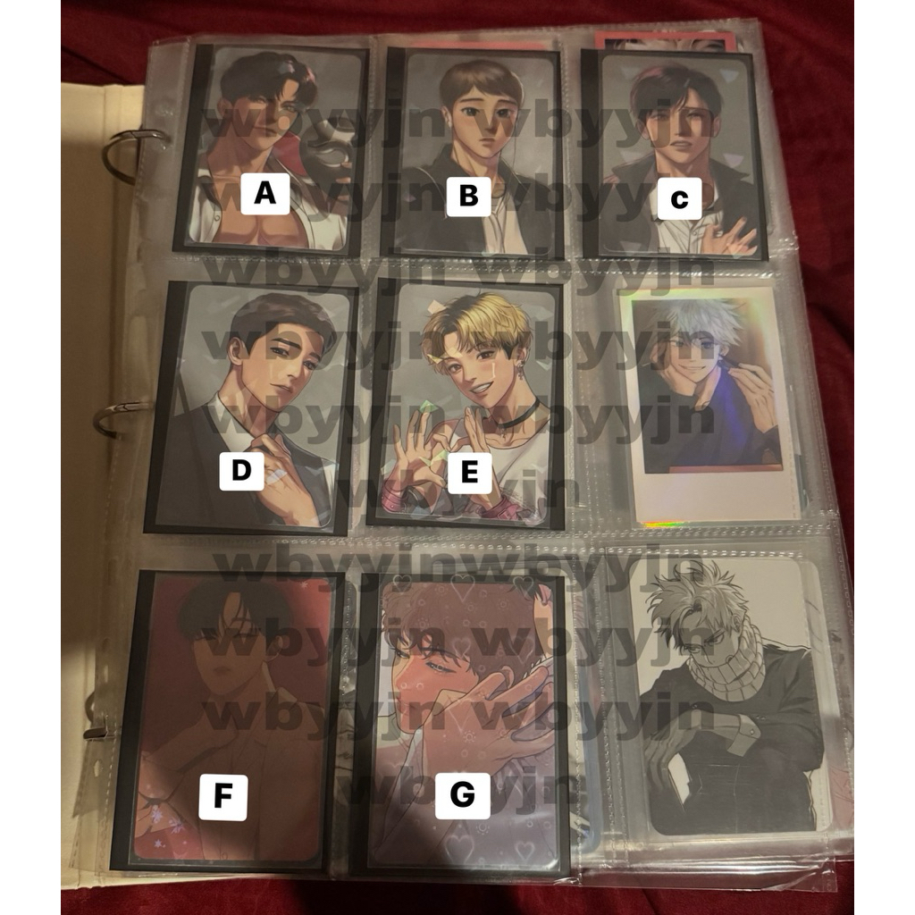 Photocard BJ Alex BL Manhwa Love Or Hate LOH OFFICIAL