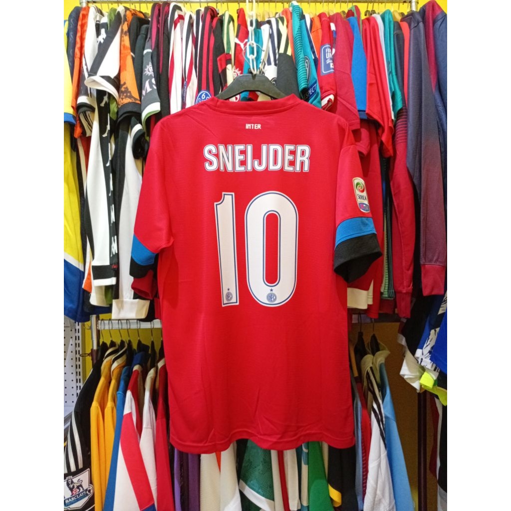 Jersey Bola Retro GO Inter Milan 2012 2013 Away SNEIJDER 10