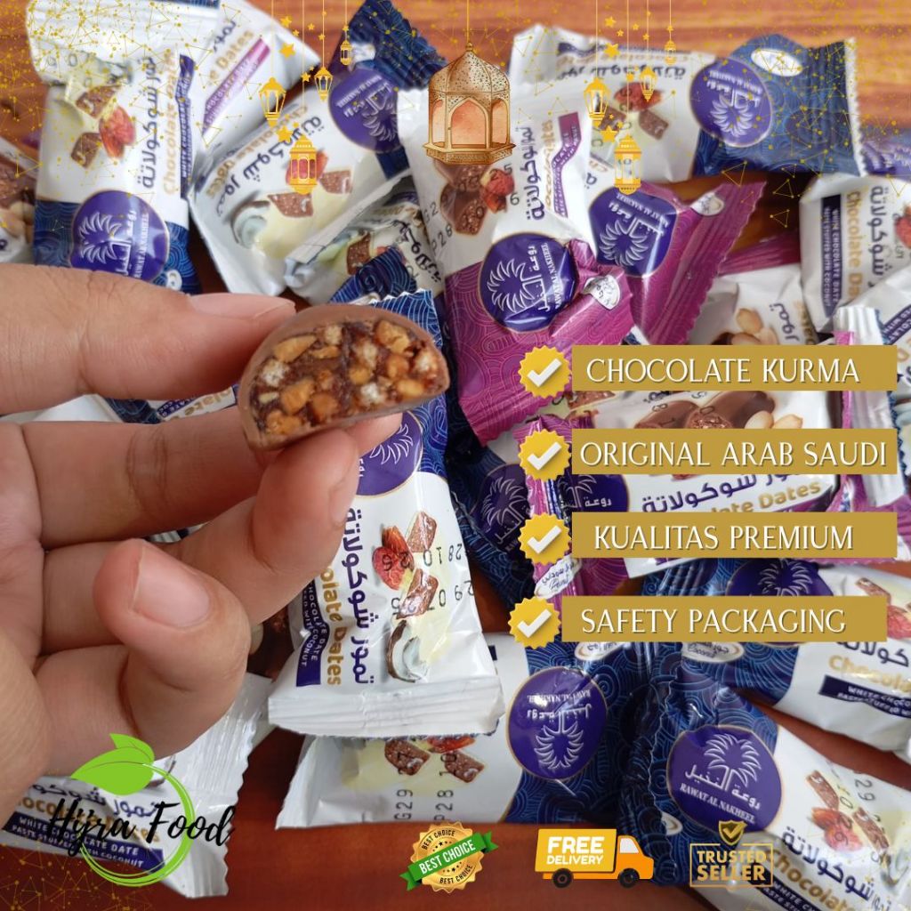 Coklat Kurma Coklat Kacang Arab Oleh Oleh Haji Umrah Original Saudi