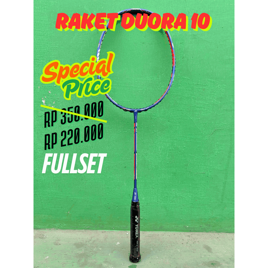 Raket DUORA 10 BIRU MURAH