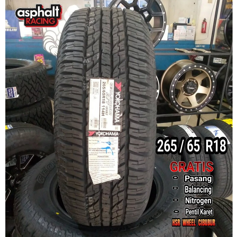 BAN MOBIL IMPORT 265/65 R18 YOKOHAMA GEOLANDAR A/T -G015 114H 265 65 R18