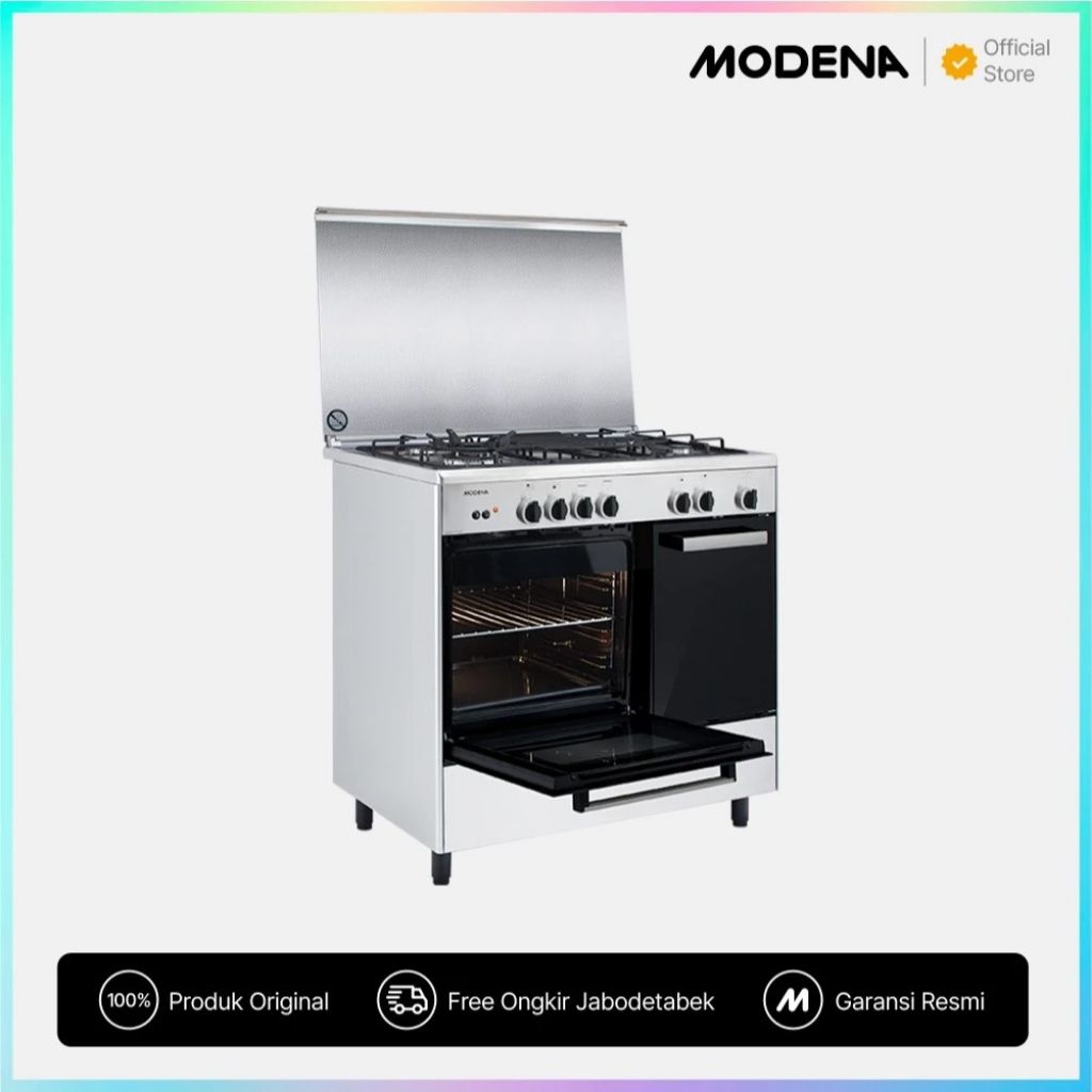 MODENA Freestanding Gas Cooker - FC 5942 S / Kompor Gas Plus Oven Pemanggang Modena FC5942S
