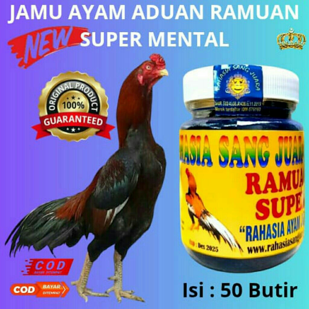 JAMU AYAM ADUAN RAMUAN SUPER MENTAL